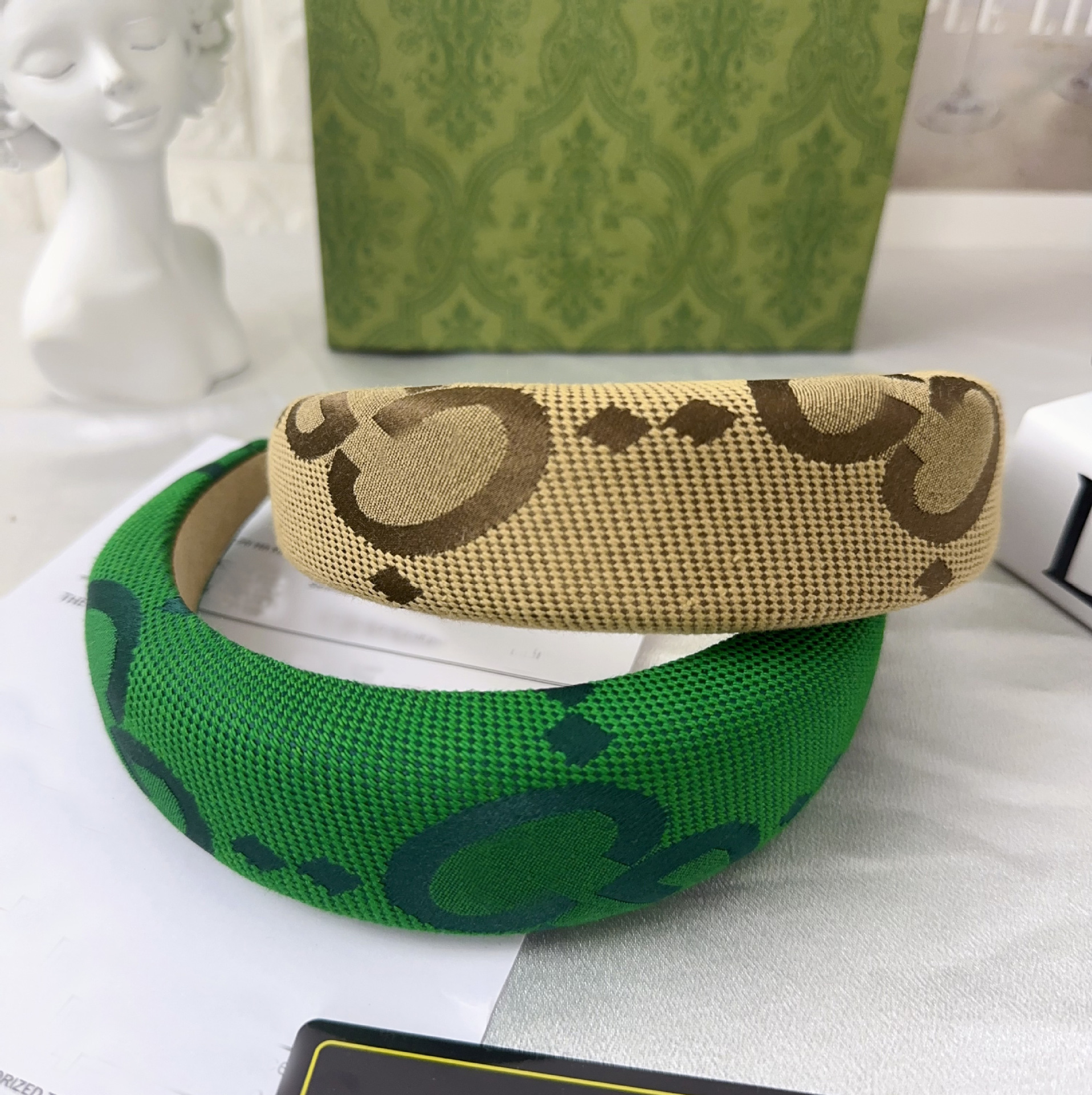 Designer Brand Letter Wide Bands Hoop for Women Vintage Headband Girls Hairband Headwear Hair Accessories