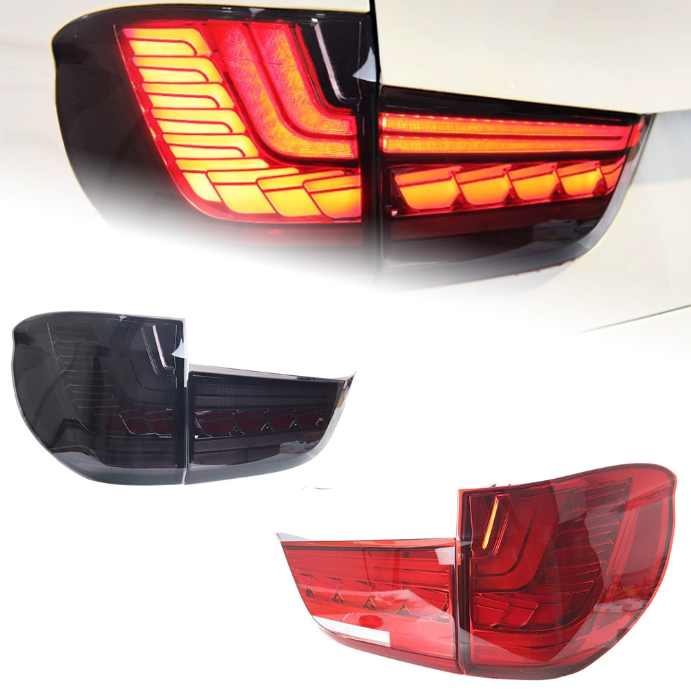 Car Styling Rear Lights for BMW X5 F15 2014-20 18 LED Taillight Dynamic Turn Signal Light Tail Lamp Assembly