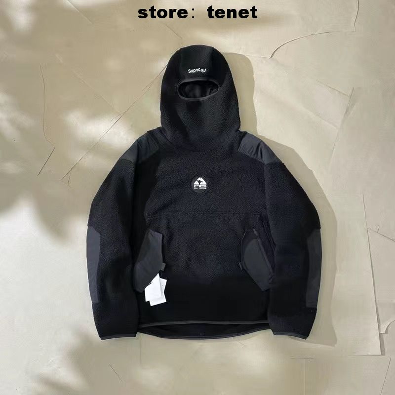 Men's & Hoodie Correct Version of Acg Fleece Pullover Branded Loose Sports Ins Versatile Trendy Hooked Sportswear Shake Thickened Jacket F2