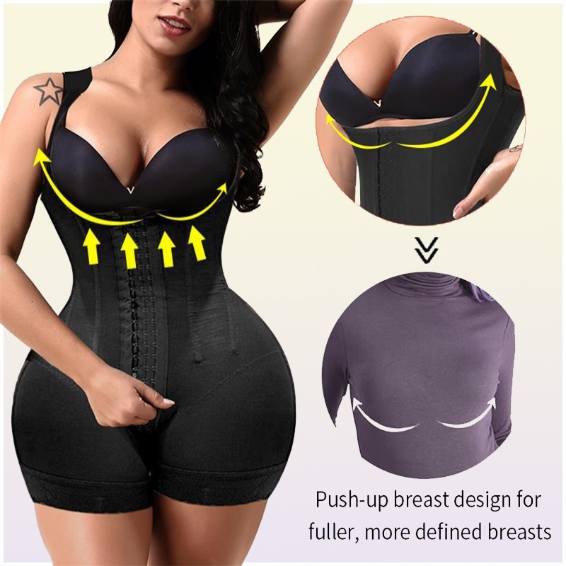 Women's Shapers Stage 2 amp 3 Fajas Colombianas Bbl Shapewear Women Postpartum Recovery Body Shaper Waist Trainer Reductora