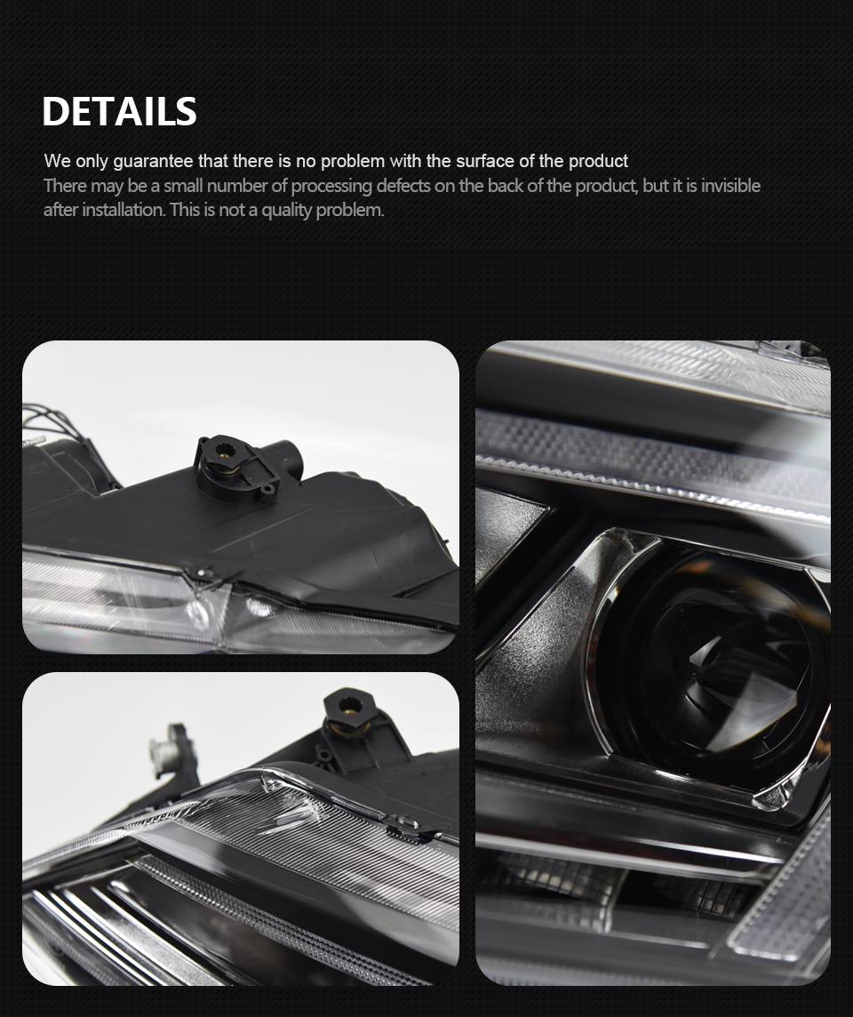 LED Head Lamp Assembly for VW Jetta Sagitar 2012-2018 Daytime Running Headlight 2012-2018 MK6 Turn Signal High Beam Light