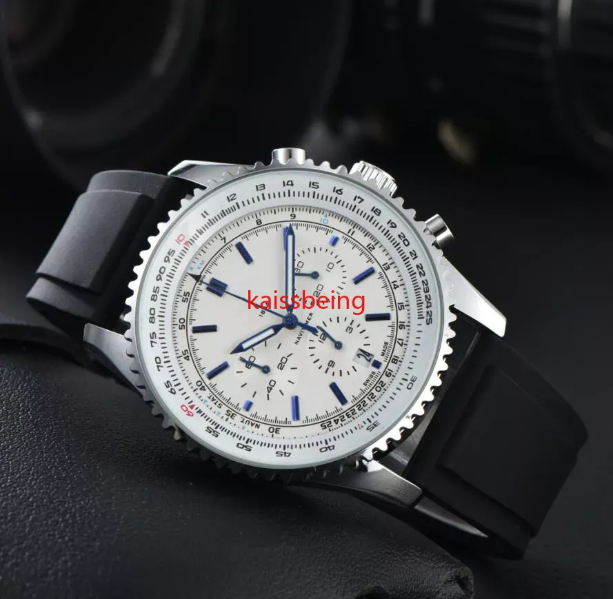 LAW New Fashion Luxury Mens Quartz 1884 Sport Watch Stainless Steel Business Watchband Life Multicolor Classic Men's Strap Watch