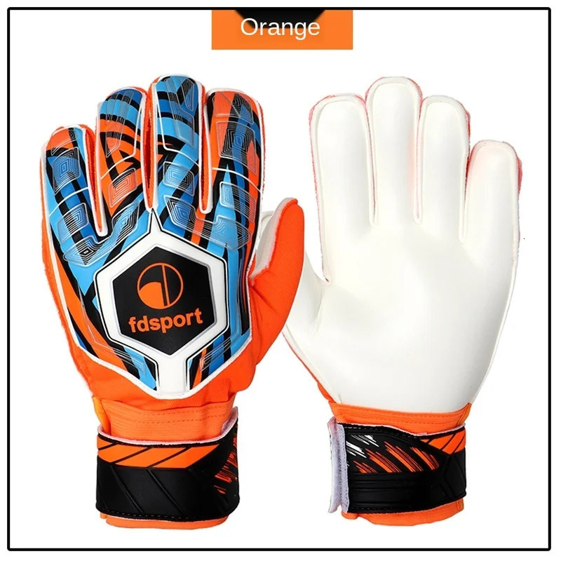 Kids Soccer Goalkeeper Gloves Latex Soccer Goalie Training Gloves Football Protective Keepers Gloves For Students 240116