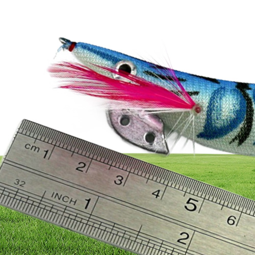 20pcs 12cm 145g Squid Lure Fishing Jigging Octopus Squid Hook 30 Jigs Cuttlefish Wood shrimp Fishing Hooks Fishing Lures