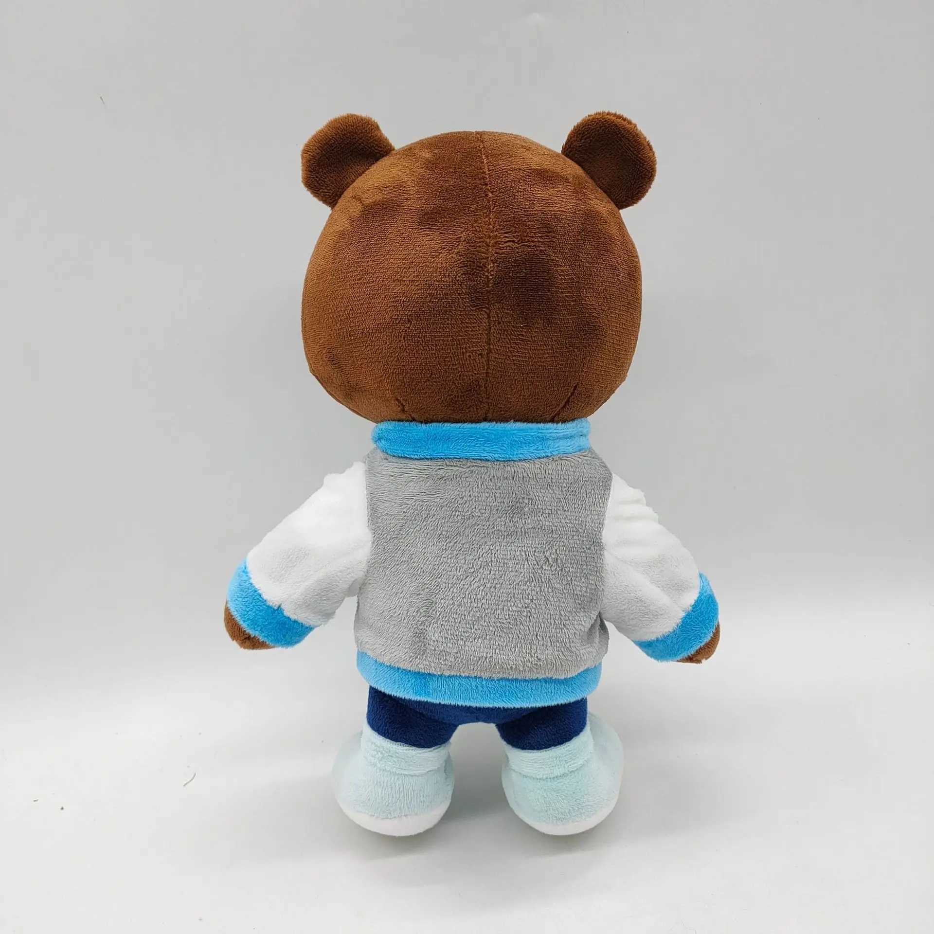 26CM Kanye Teddy Plush Cartoon Bear Dolls Stuffed Soft Toy Christmas Birthday Gift For Children Y260128