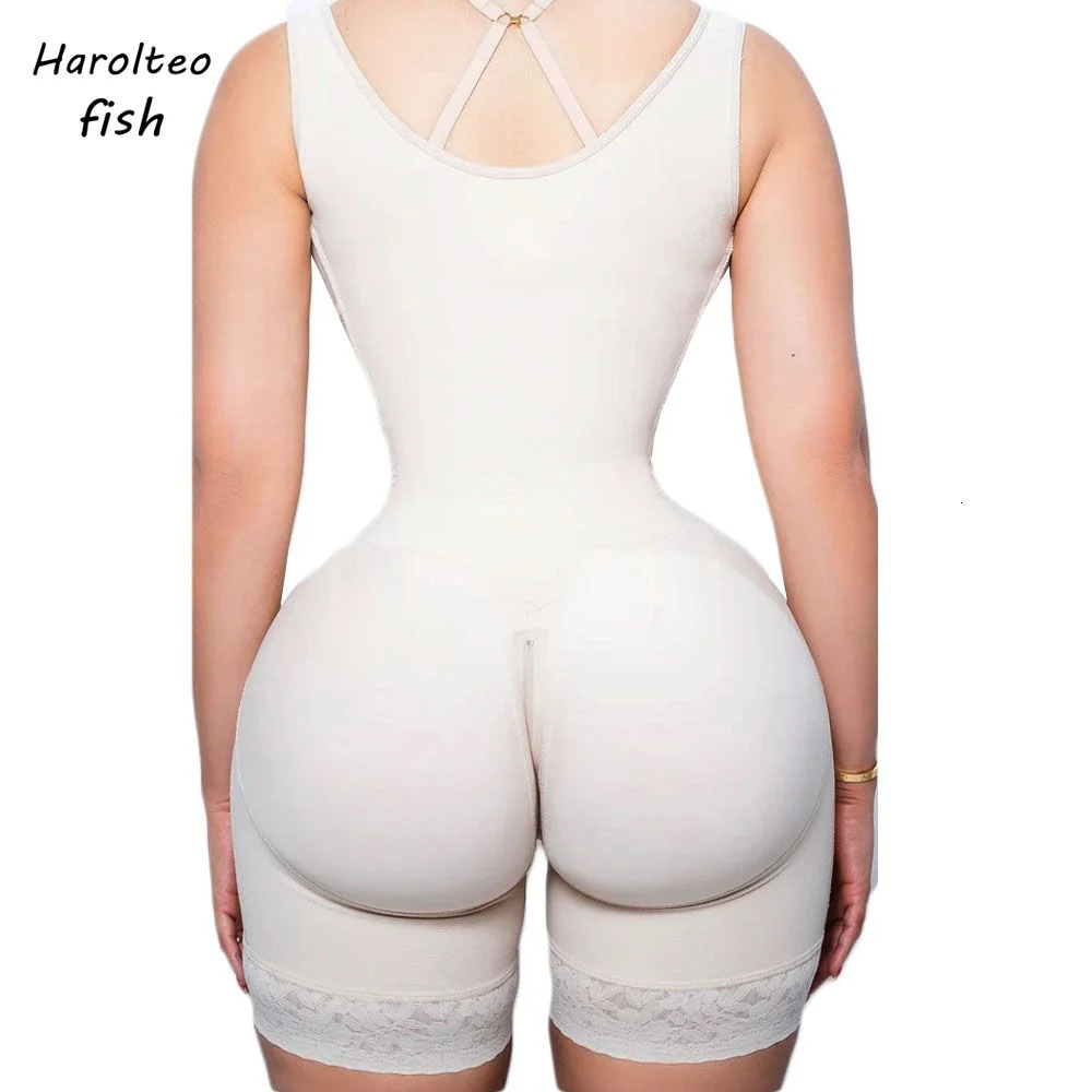 Slimming Corset for Women Compression Body Shaper Waist Trainer Shapewear Post Surgery Slimming Butt Lifter Fajas Colombianas 240115