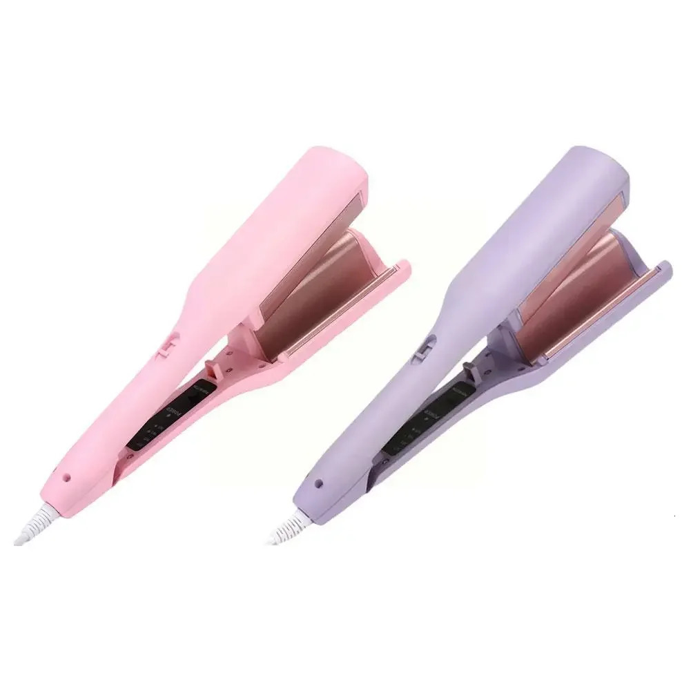 32mm Hair Wave Curling Iron Professional French Egg Roll Hair Curler Corrugated Wavy Styler Fast Heating Volumizing Styling Tool 240115