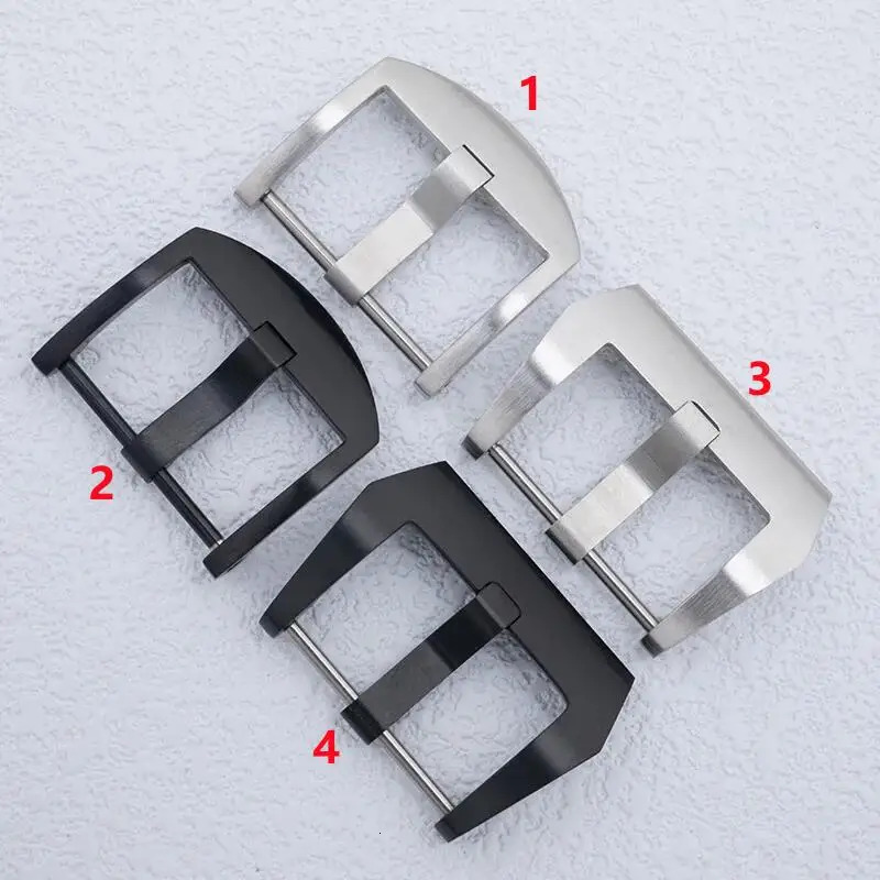 2224mm HighQuality Soft FKM Fluororubber Rubber Watchband Fit For PAM441111 Series With Tang Buckle Strap 240116