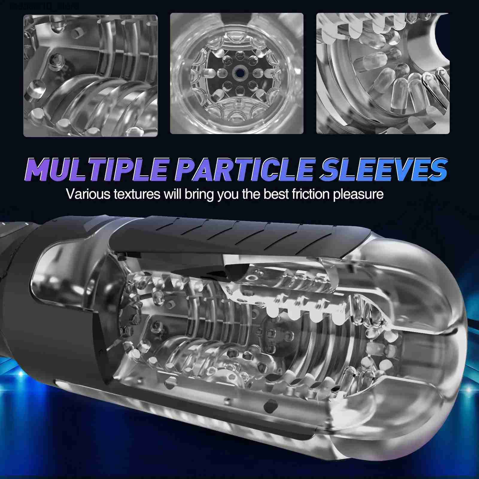 Other Health Beauty Items Masturbation Cup Deep Throat Real Vagina Strong Sucking Penis Blowjob Machine Male Masturbator Dildo Vibrator for Men Q24011