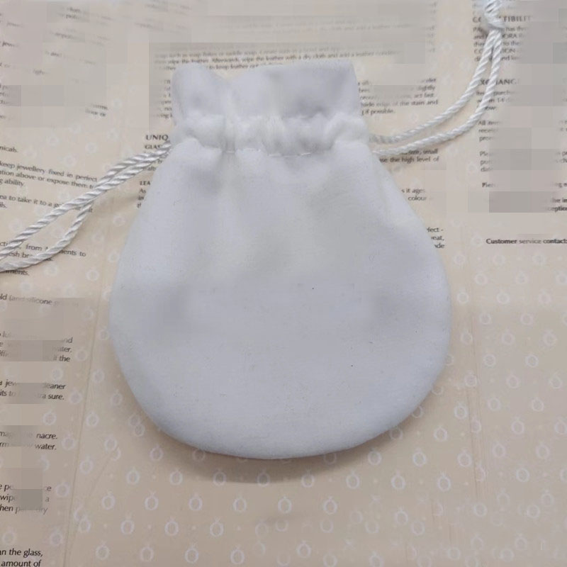 White Cloth Adjustable Jewelry Packing Bags Drawstring Bag for Charm Beads Bracelet Necklace Small Jewelry Pouches Pouches Wholesale Price