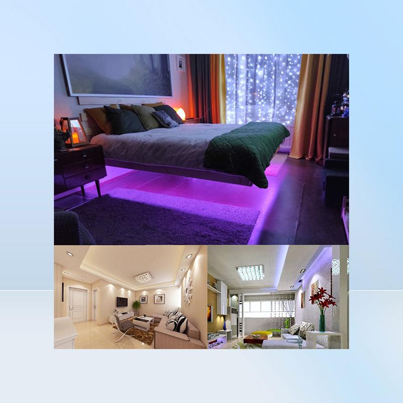 LED Strip 5m 300Led 5050 SMD DC 12V Waterproof IP65 Flexible Light White RGB Party Holiday Night Book Desk Lamp