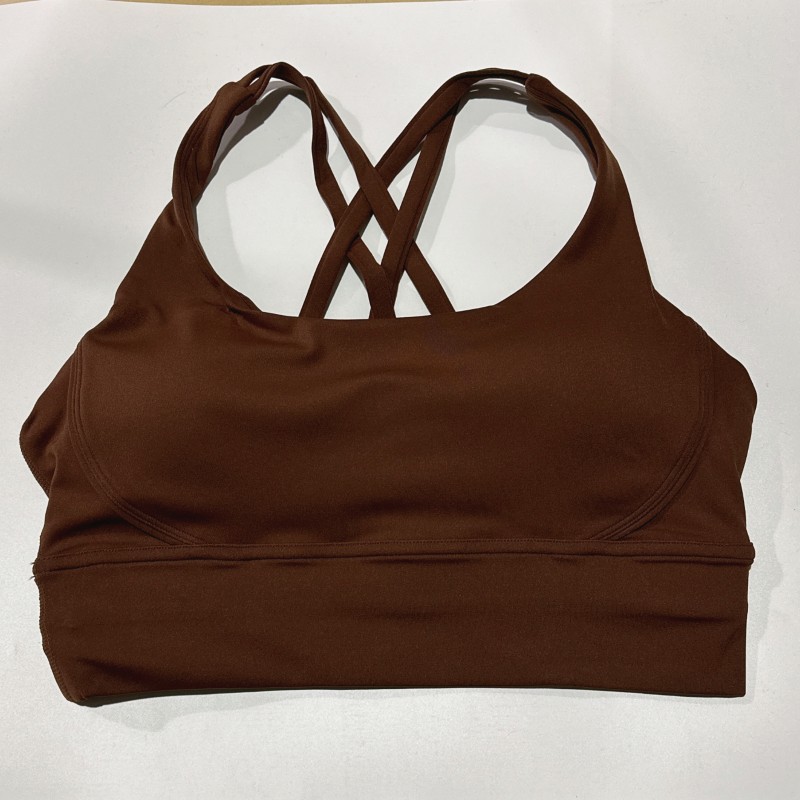 Women Cross Strap Shockproof Beautiful Back Clothing Breathable Quick Dry Yoga Bra Fiess Sports Underwear Workout Gym Tank Tops Running Casual Brassie