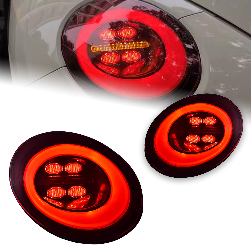 LED taillight for VW Beetle Tail Lights 2006-2012 Taillights Rear Dynamic Turn Signal Fog Lamp Auto Assembly