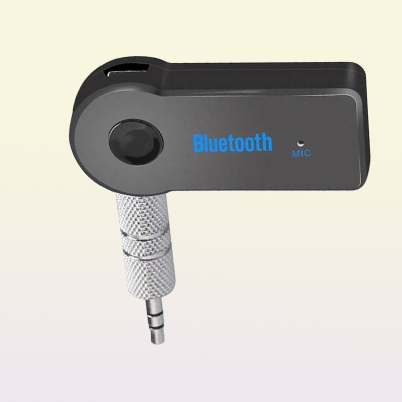 Bluetooth Car Kit Aux o Receiver Adapter Stereo Music Reciever Handsfree Wireless With Mic