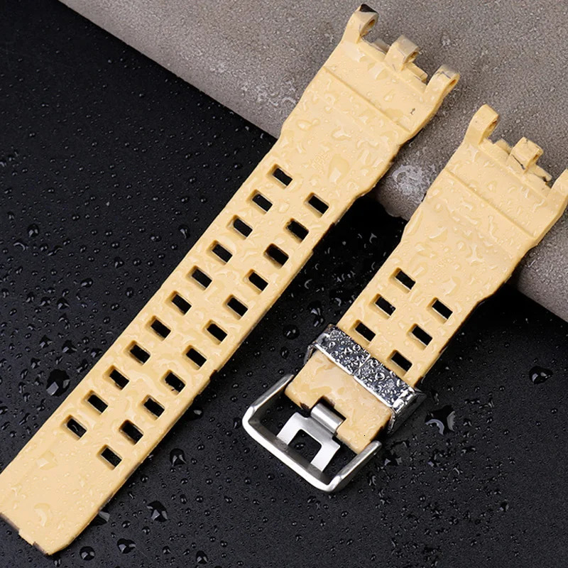 Watch Accessories For Casio GSHOCK GWG2000 Series Mudmaster Replacement Rubber Strap Men Sports Waterproof Resin Bracelet 240116