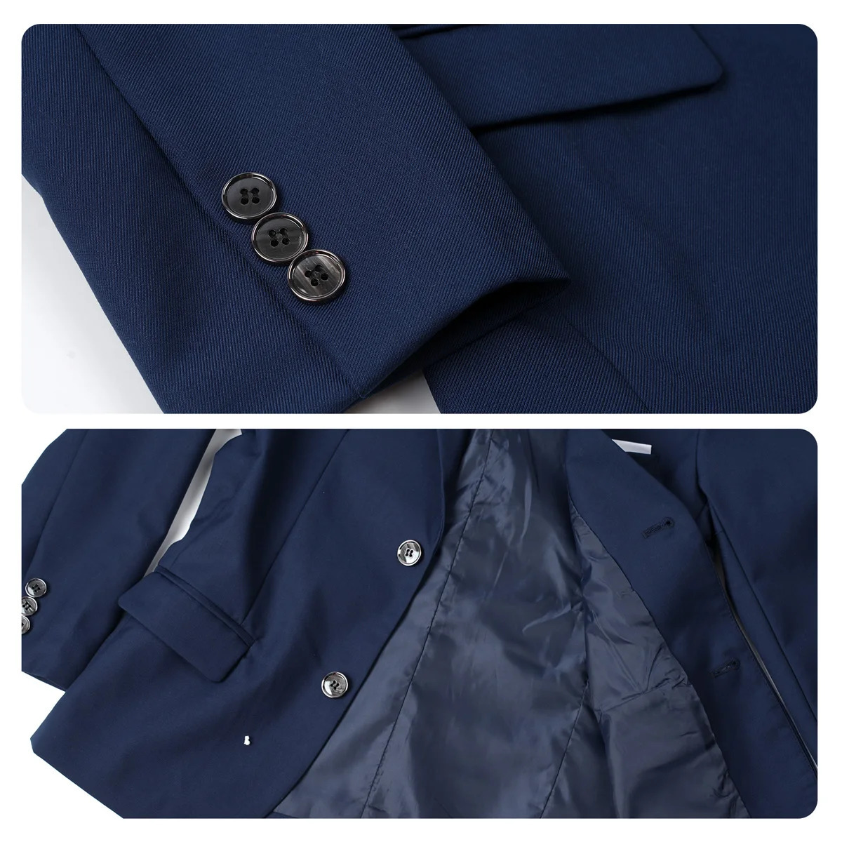 Suit for Kids Boys Wedding Formal Outfit Set Children Easter Gentleman Ring Bearer Clothing Perform Tuxedo Vest Pants Blazer 240116