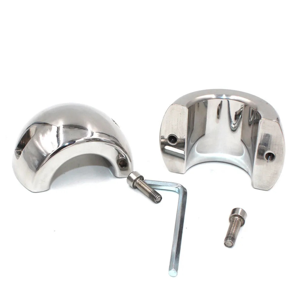 Metal Scrotum Pendant Ball Stretchers Testis Weight Penis Restraint Stainless Steel BDSM Cock Lock Ring Bondage 240117
