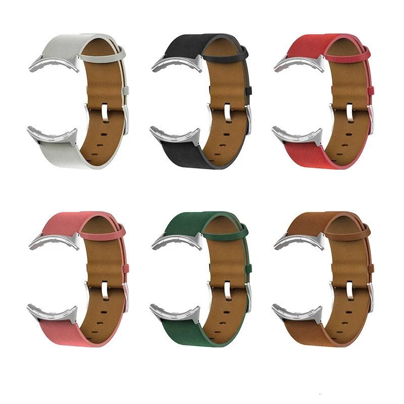 Genuine Leather Strap for Google Pixel Watch 2 1 Band No Gaps Real Bracelet Men Women Watchband 240116