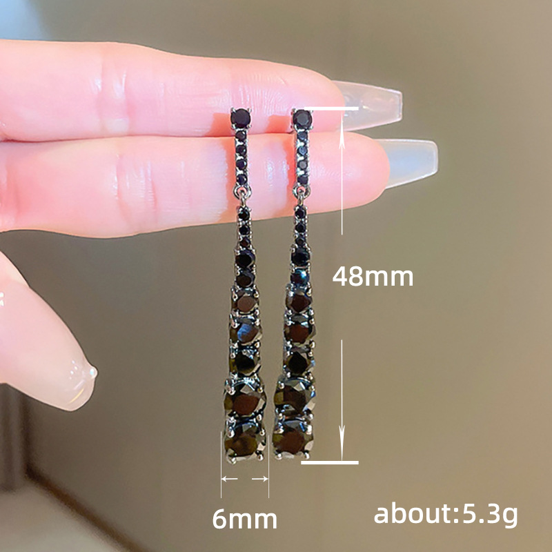 White Cross Dangle Earrings in South American Style and a Sterg Sier