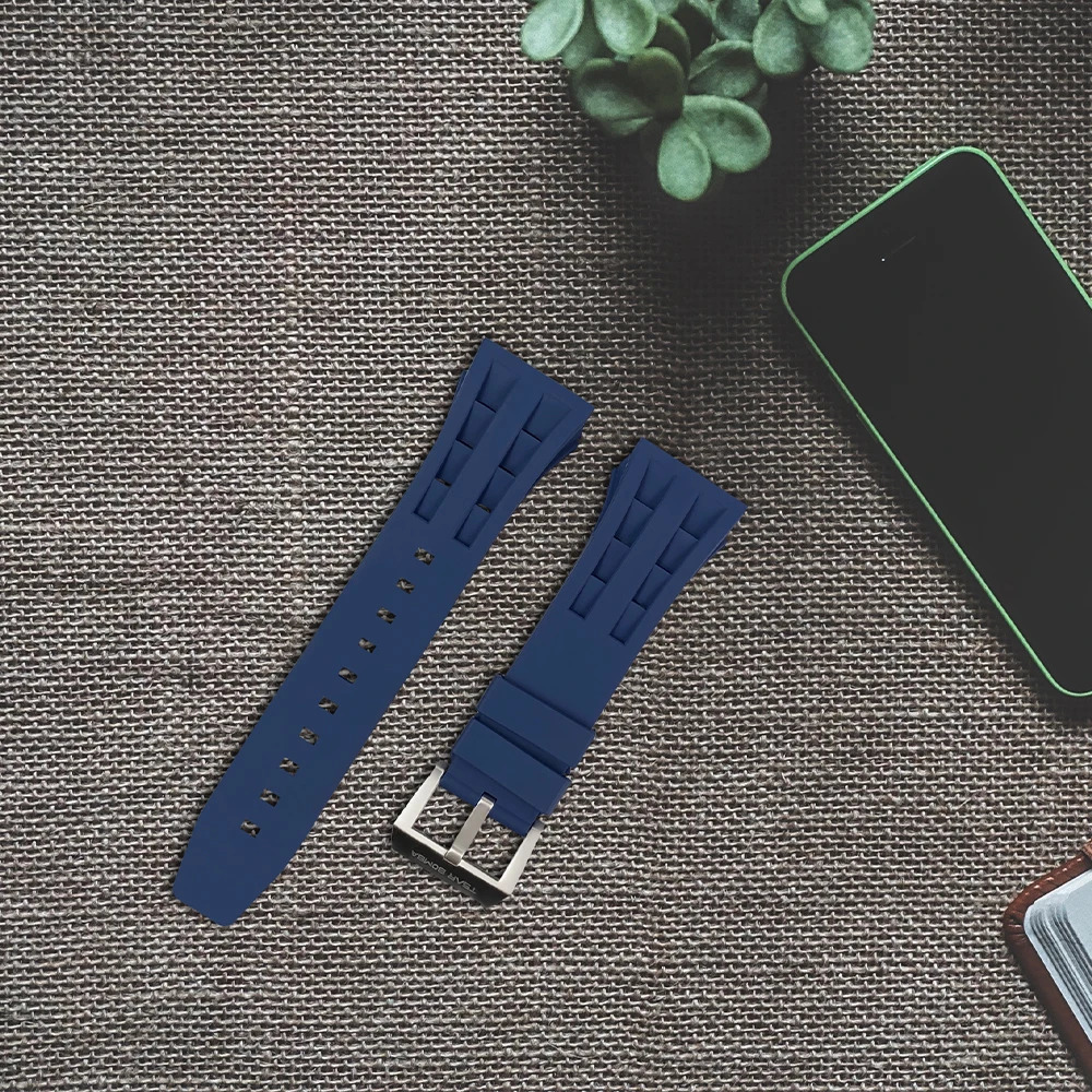 TSAR BOMBA SiliconeFKM Rubber Strap Watch Suitable for TB8204TB8206TB8207TB8208TB8209 240116