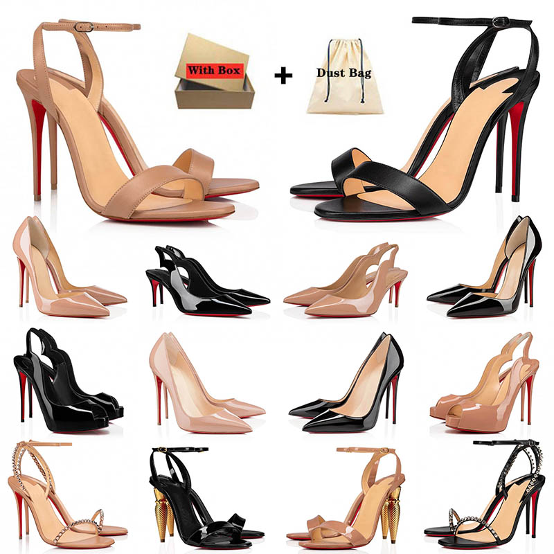 Christian louboutin red bottoms heels boots Luxury Designer Over The Knee Women Chelsea Boot Pointed-Toe Pumps Style Ankle Short Booties With Box