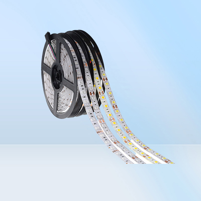 LED Strip 5m 300Led 5050 SMD DC 12V Waterproof IP65 Flexible Light White RGB Party Holiday Night Book Desk Lamp