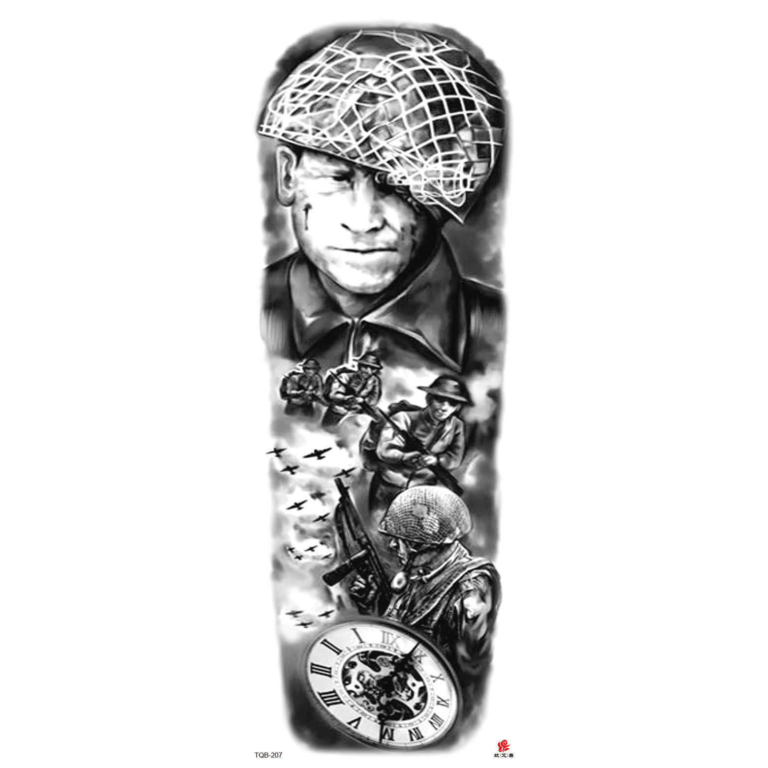 Makeup tattoo, Full arm Amy waterproof full tattoo