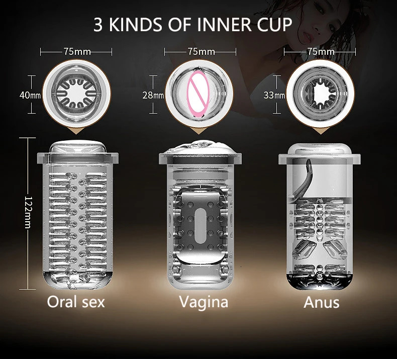 Automatic Air Bag Masturbator Cup Male Telescopic Masturbation Sucking Sex Machine Pussy Vagina Anal Blowjob Toys For Men 240117