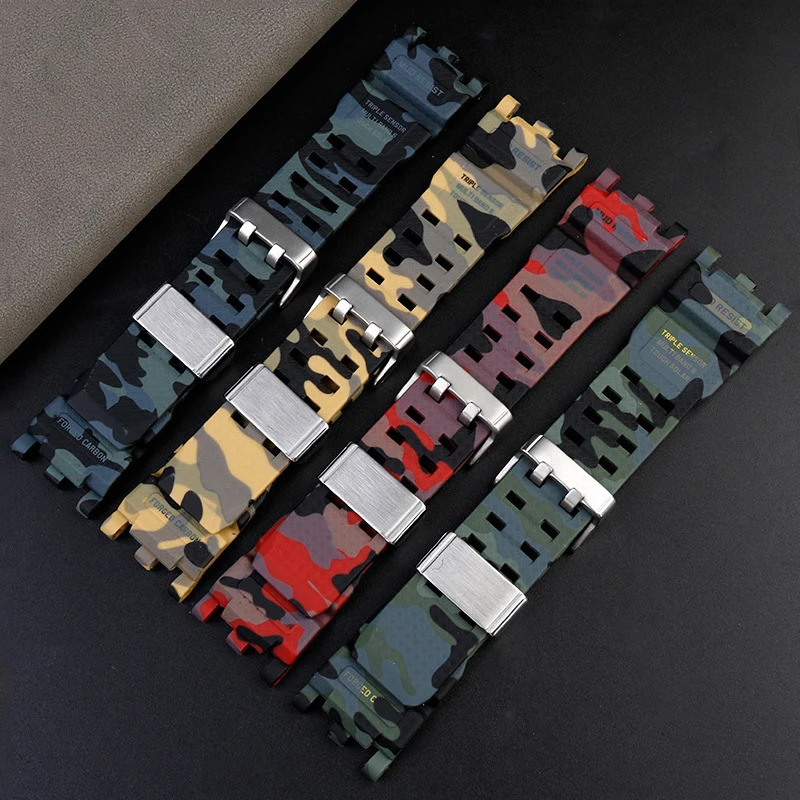 Watch Accessories For Casio GSHOCK GWG2000 Series Mudmaster Replacement Rubber Strap Men Sports Waterproof Resin Bracelet 240116
