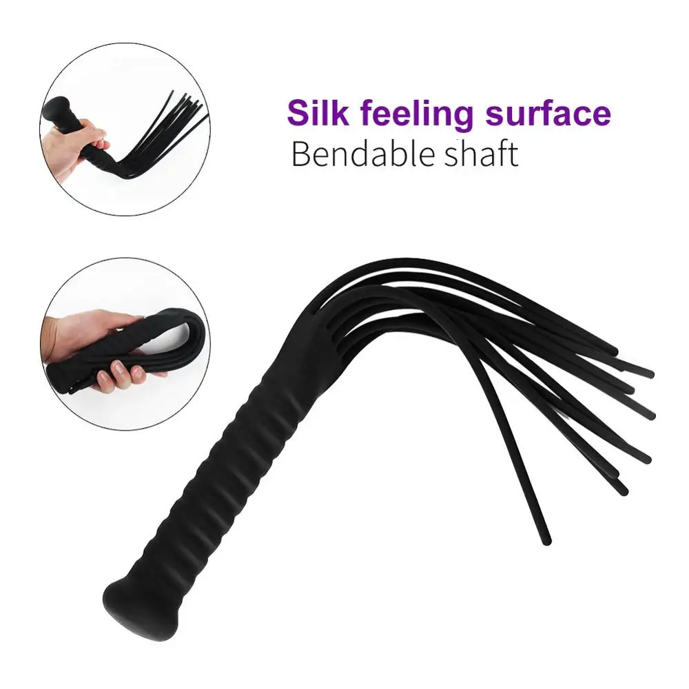 LEVETT Silicone Bondage Sex Toys For Women Whip Erotic Fetish Spanking Slave Cosplay Adults Games Tools Couples Products 240117