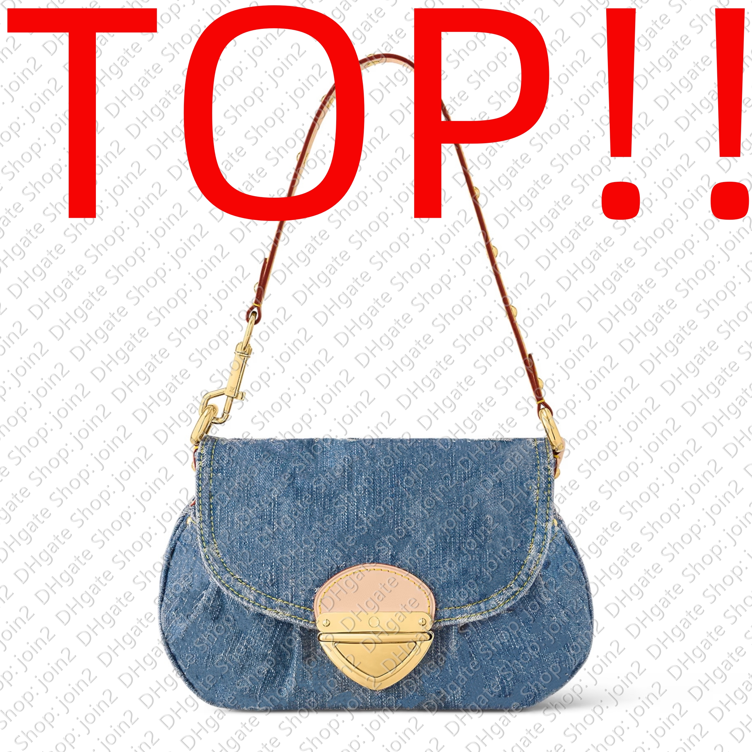 Denim. Satchel TOP. M46829 SUNSET / Lady Designer Handbag Purse Hobo Clutch Evening Baguette Bucket Tote Pouch Crossbody Shoulder Bag Pochette Accessoires Trunk