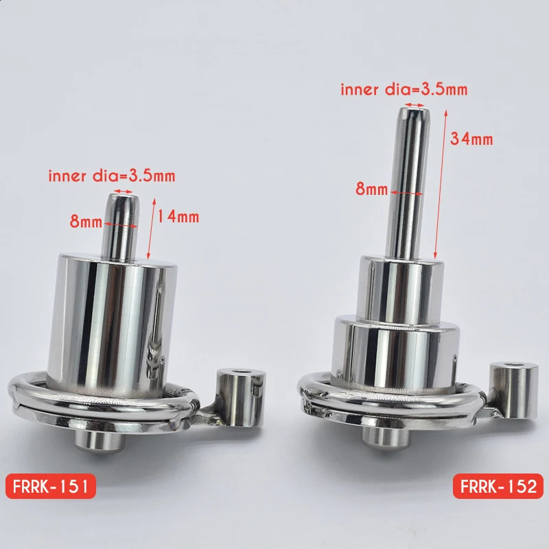 FRRK Metal Flat Pancake Chastity Cage Urethral Penis Rings Stainless Steel BDSM Toys Intimate Sex Products for Adults 18 Man 240117