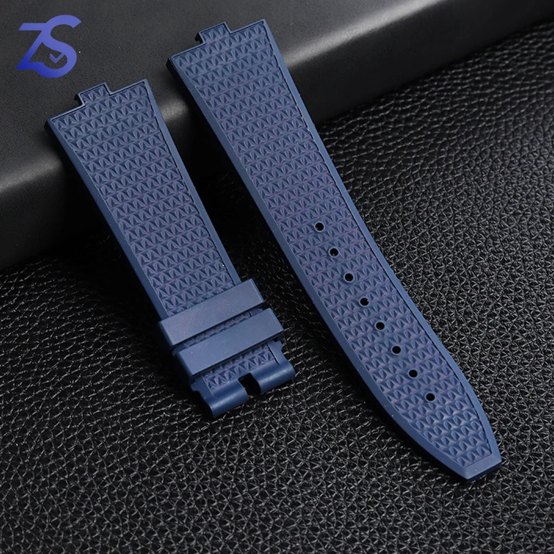 7mm Senior FKM Fluorine Rubber Watchband For 4500V 5500V 7900 Watch Strap VC Convex mouth Accessories 240116