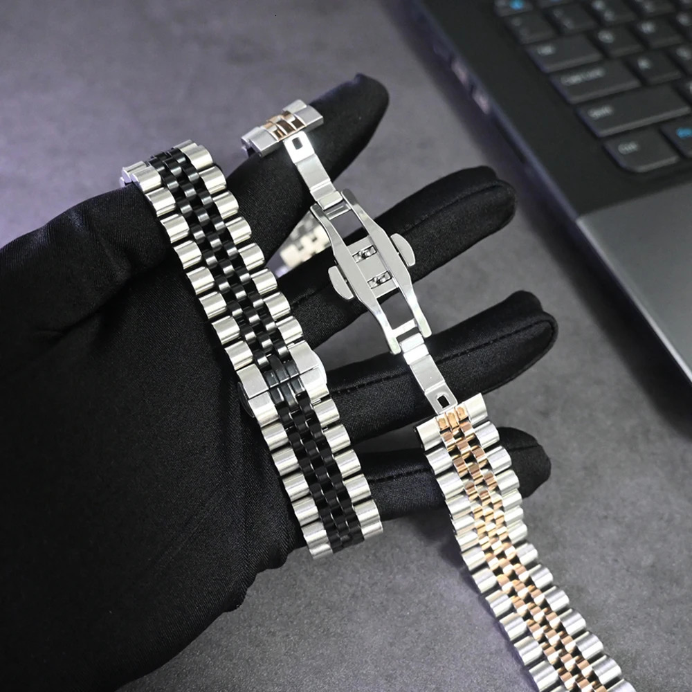 No Gaps Stainless Steel Quick Fit Strap For Galaxy Watch 6 Classic 43mm 47mm 654 40mm 44mm 5Pro 45mm Curved End Band 240116