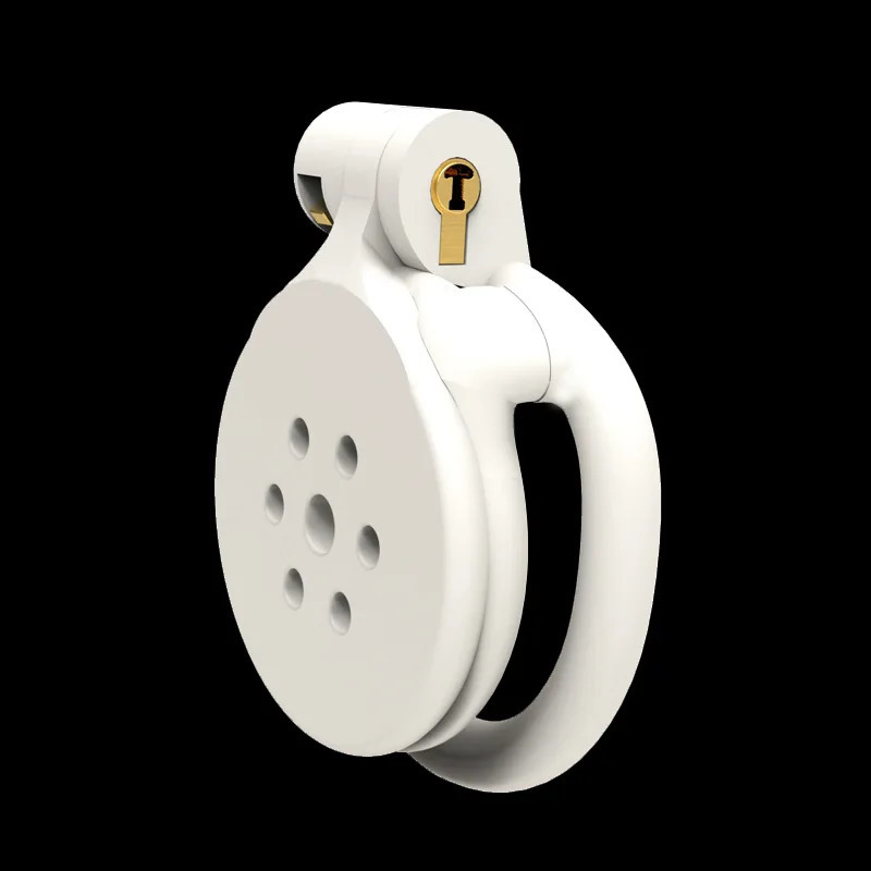 Super Small Flat Sissy Chastity Cage Set With 4 Penis Lock Cock Ring Cobra Cages Mamba Sex Toys For Man 240117