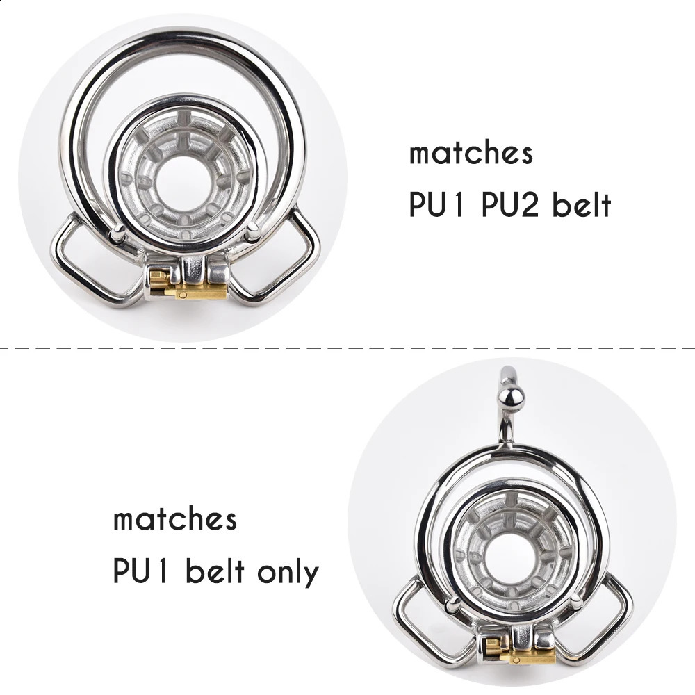 FRRK Metal Chastity Cage Men Cock Lock Inverted Penis Open Ended Stainless Steel Intimate Sex Products BDSM Toys Shop 240117