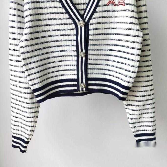 Autumn White Striped Embroidery Women's Two Pieces Sets Brand Same Style Two Piece Dress