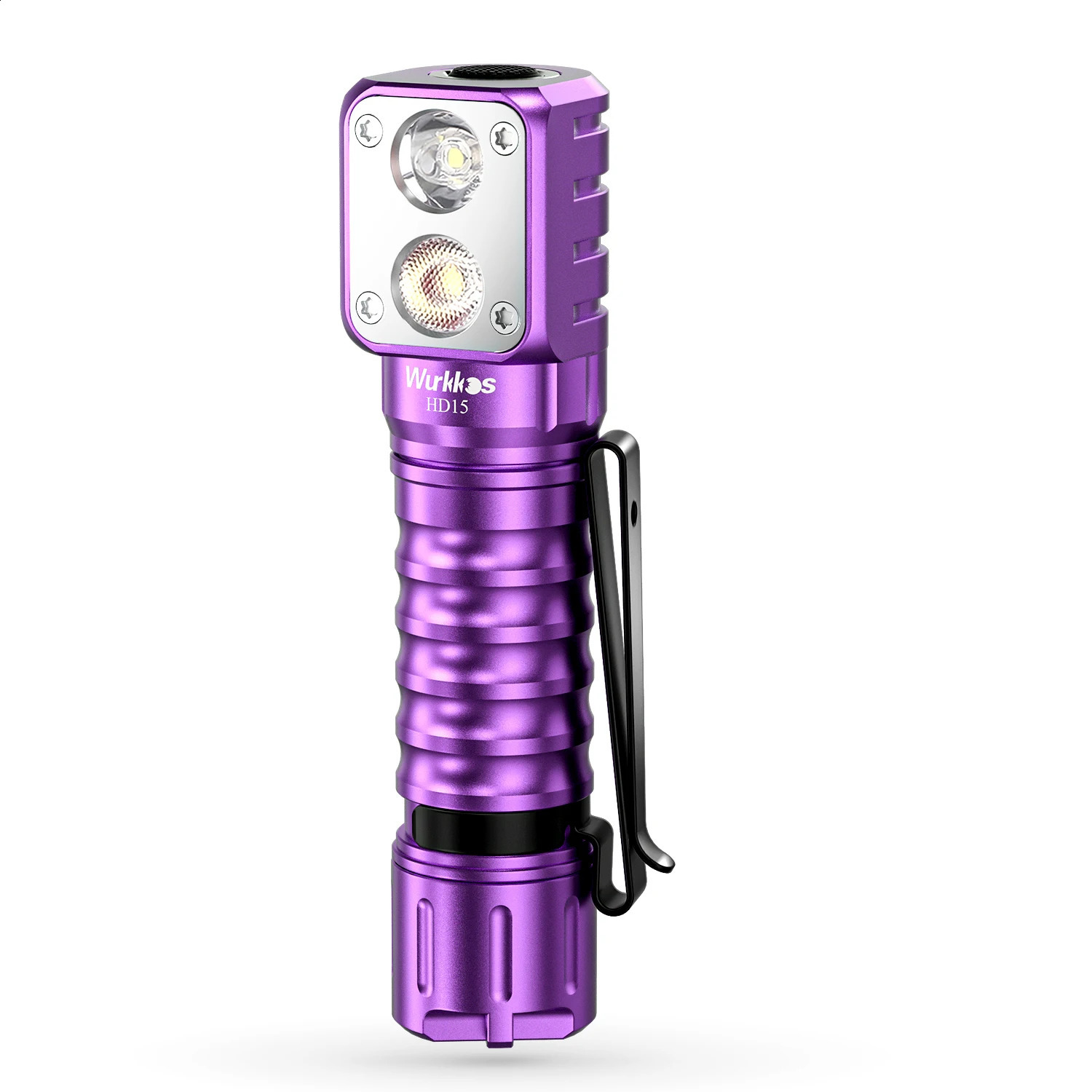 Wurkkos HD15HD15R Headlamp 18650 2A Rechargeable Headlight 2000lm Dual LED LH351DSST20 USB Reverse Charge Magnetic Tail Hiking 240117