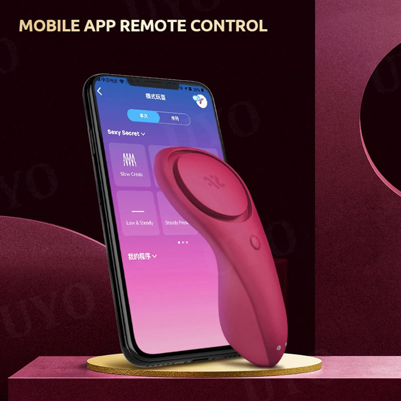 Satisfyer sexy secret silicone Gspot vibrator Portable wearable APP remote control clitoris Stimulator UYO Sex Toys For Women 240117