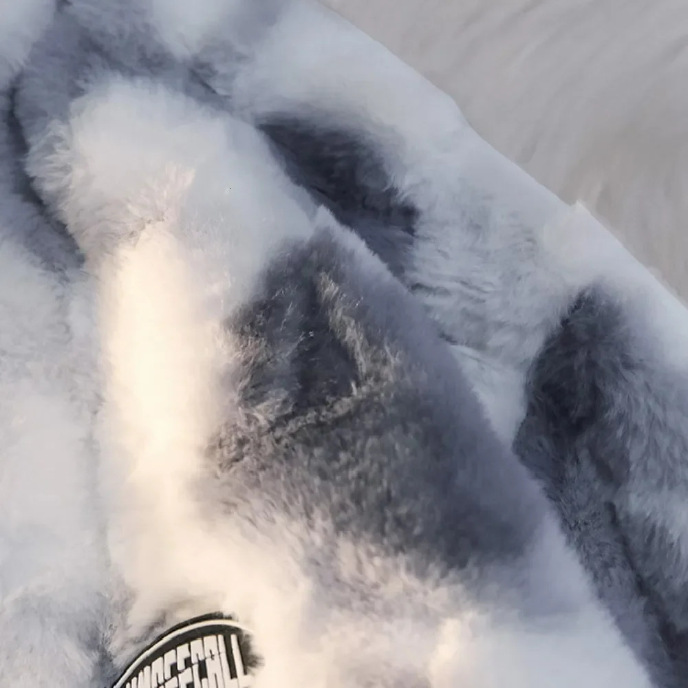 Women Tie Dye Fleece Jacket Coat Autumn Winter Girl Zipper Outerwear Warm Plush Jackets Harajuku Loose Female Blue Thick 240116