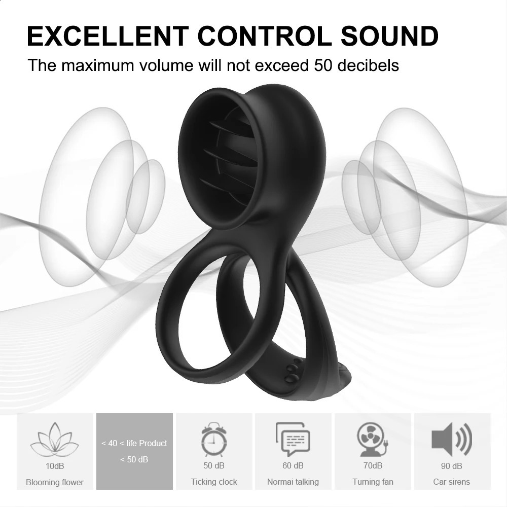 Vibrating Penis Ring for Couple Vibrator Clitoris Stimulation Sex Toys Men Wireless Remote Control Cock Adult Products 240117