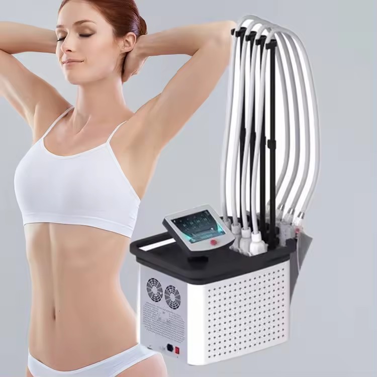 Effective 1060nm Laser Diode Freezing Sculpture Body Weight Loss Slimming Machine 4 working handles for salon spa use