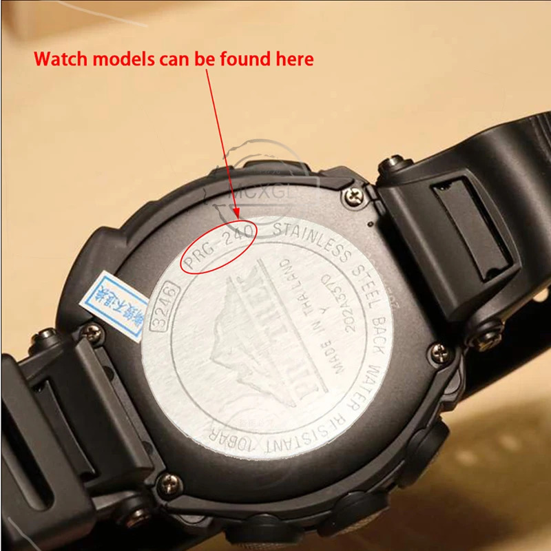 Rubber Strap Suitable For Casio Protrek PRG240 PRG40 PAG40 Pathfinder Series Mens Waterproof Band Resin Watch Accessories 240116