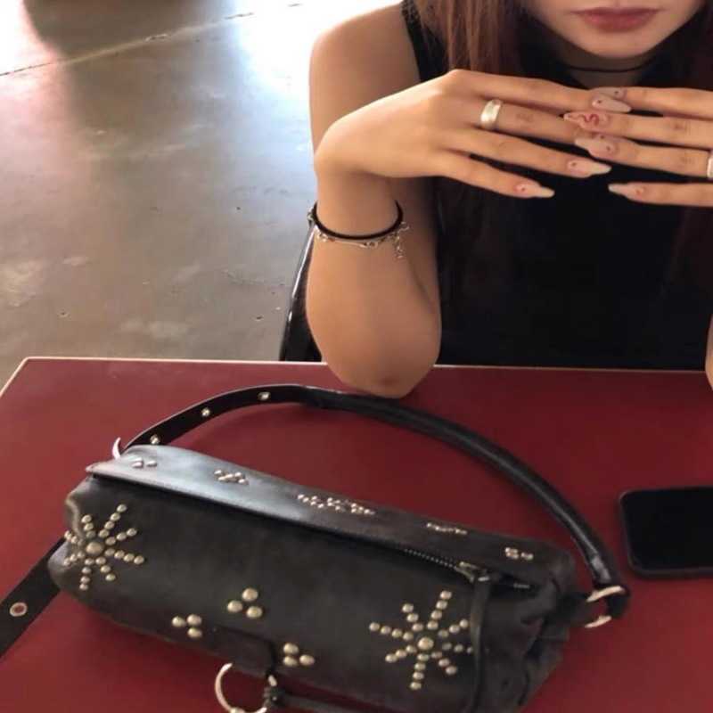 Fall and Winter New Fashion Round Handheld Single Shoulder Crossbody Bags Women's Bags 021724