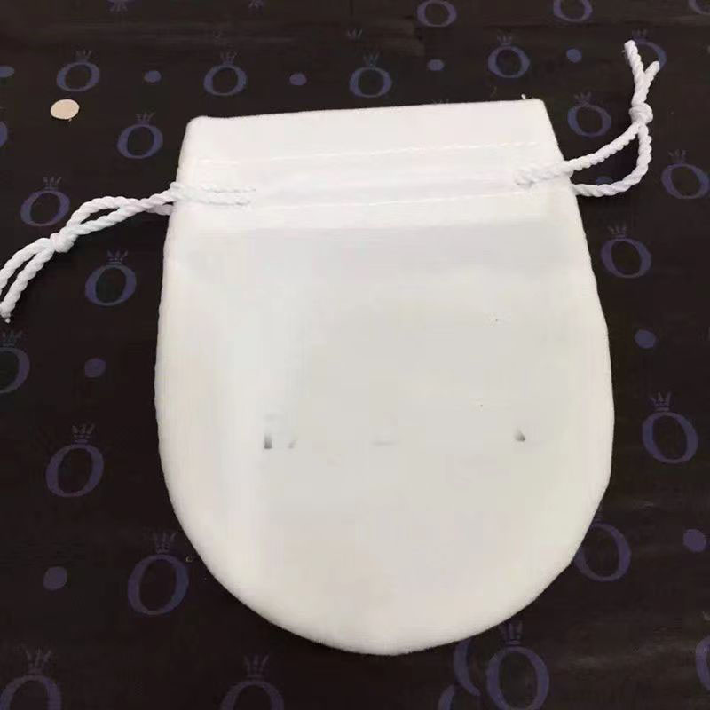 White Cloth Adjustable Jewelry Packing Bags Drawstring Bag for Charm Beads Bracelet Necklace Small Jewelry Pouches Pouches Wholesale Price
