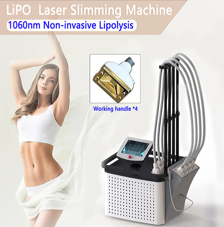 1060nm Diode Laser Fat Removal Weight Loss Machine Non-invasive Lipolysis Body Sculpting Beauty Equipment for Salon and Spa Use