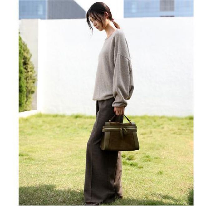 Autumn/Winter Retro Patchwork Tote: Matte Suede & Genuine Leather, Versatile Backpack, Crossbody, Messenger Bag for Women - Geometric Zip Designer