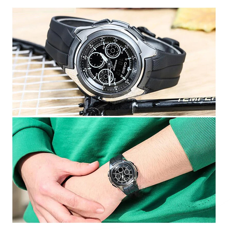 17mm Resin Replacement Strap For Casio AQ160w AQ161w AQ163w Men Band Rubber Sprot Waterproof Bracelet Watch Accessories 240116