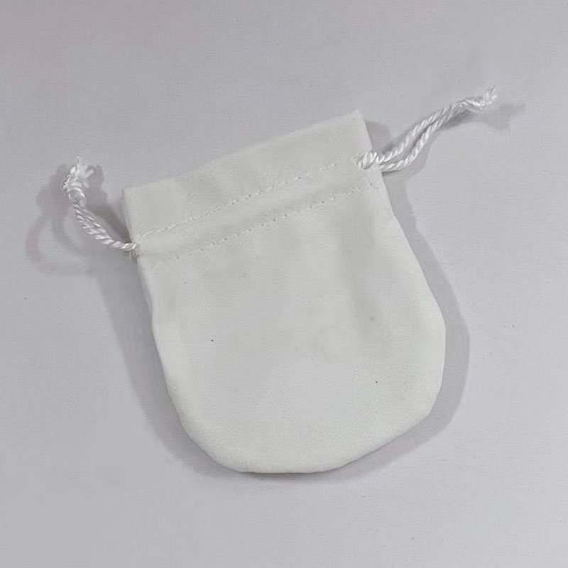 White Cloth Adjustable Jewelry Packing Bags Drawstring Bag for Charm Beads Bracelet Necklace Small Jewelry Pouches Pouches Wholesale Price