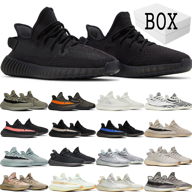 With Box 350 Running Shoes Men Women Reflective Onyx Granite Bone Beluga Core B…